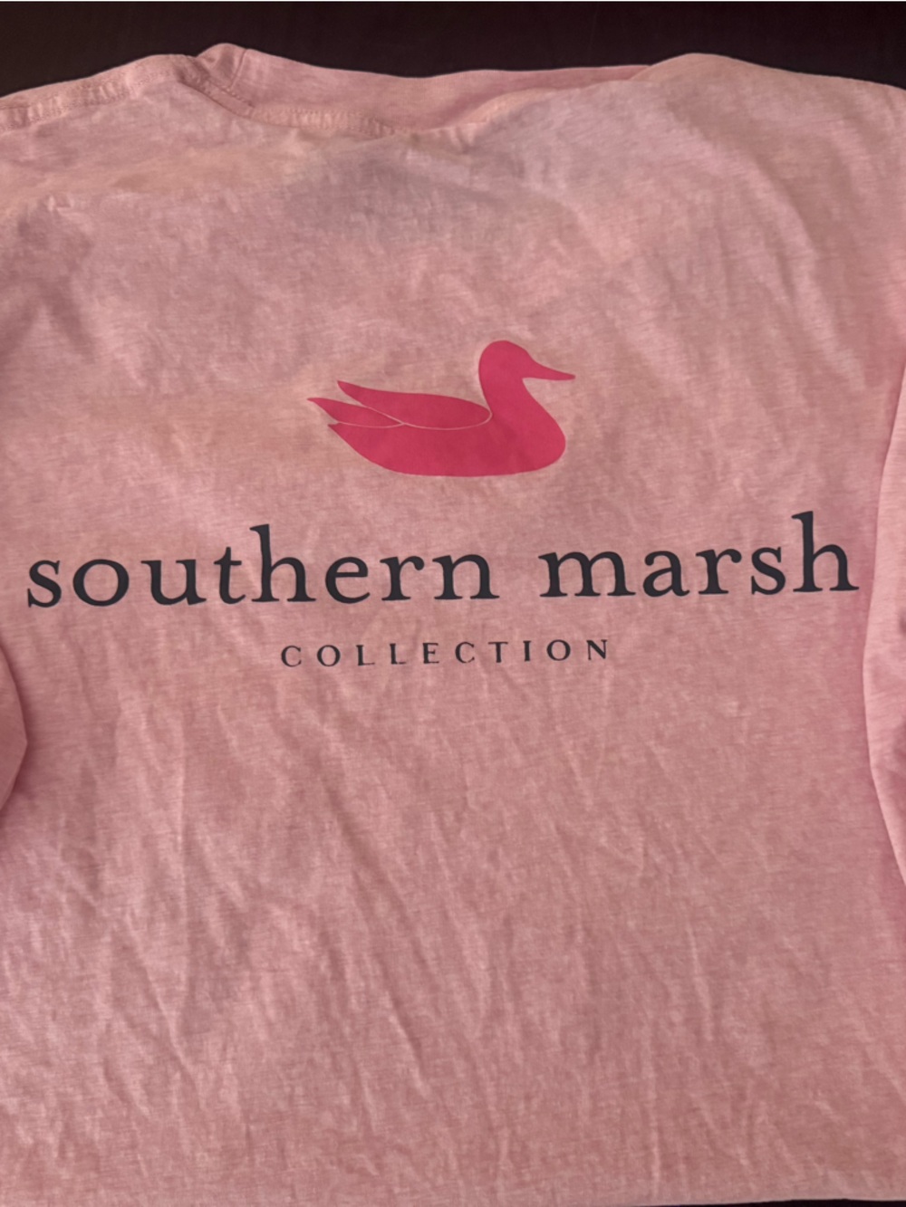 Southern Marsh Light Pink Logo Tee